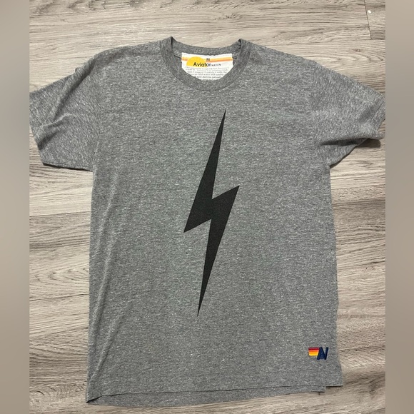 Aviator nation BOLT TEE - HEATHER GREY - Picture 5 of 5